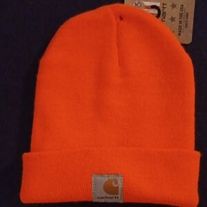 Carhartt Vibrant Orange Knit Hat